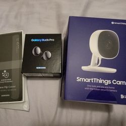 Samsung Bundle All Sealed Brand New: Galaxy Buds Pro, Smart Cam Etc