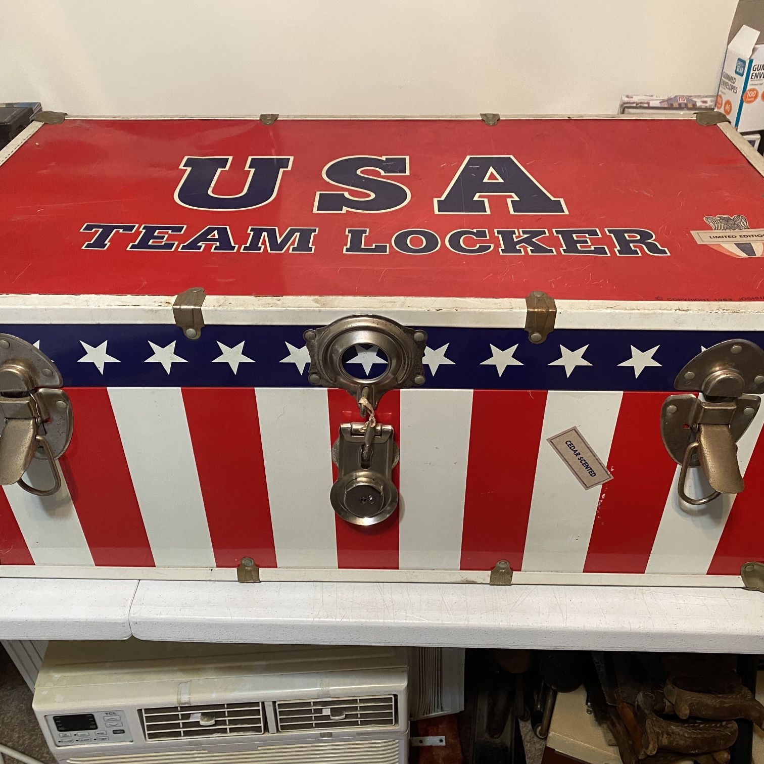 USA 1983 Team Foot Locker Trunk Joshua Enterprises for Sale in