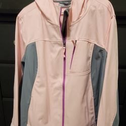 New Women's 3X  Free Tech Softshell Hooded Jacket