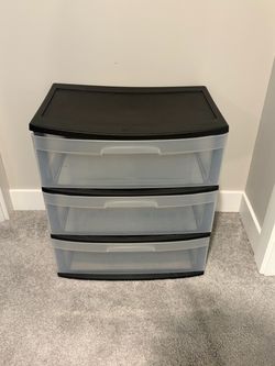 Sterilite 3-Drawer Plastic Storage Tower