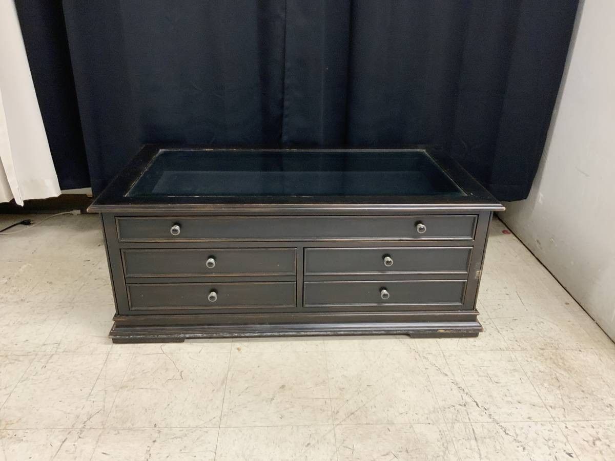 Glass Display Coffee Table