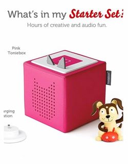 Toniebox 1 Audio Player Starter Set with Playtime Puppy - Pink