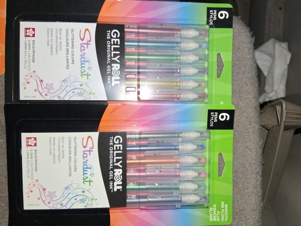Brand New Gel Pens And Coloring Book