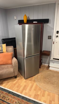 Beko Stainless Steel Bottom Freezer Refrigerator (not cooling)