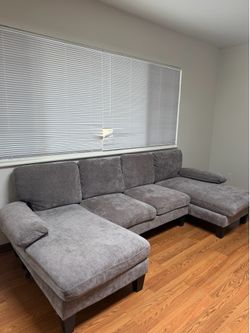 Gray U-Shaped Sectional