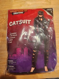 Spooktacular Creations Catsuit Costume, size small