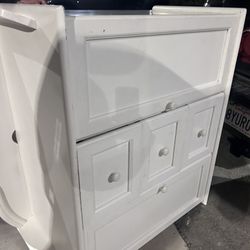 White Changing Table 