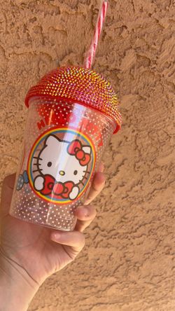 Plastic hello kitty cup
