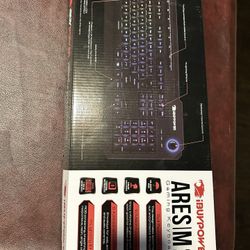 NEW IN BOX Ares M2  Membrane Gaming Keyboard  Never Used! Serious buyers only no holds only hold with Venmo! 