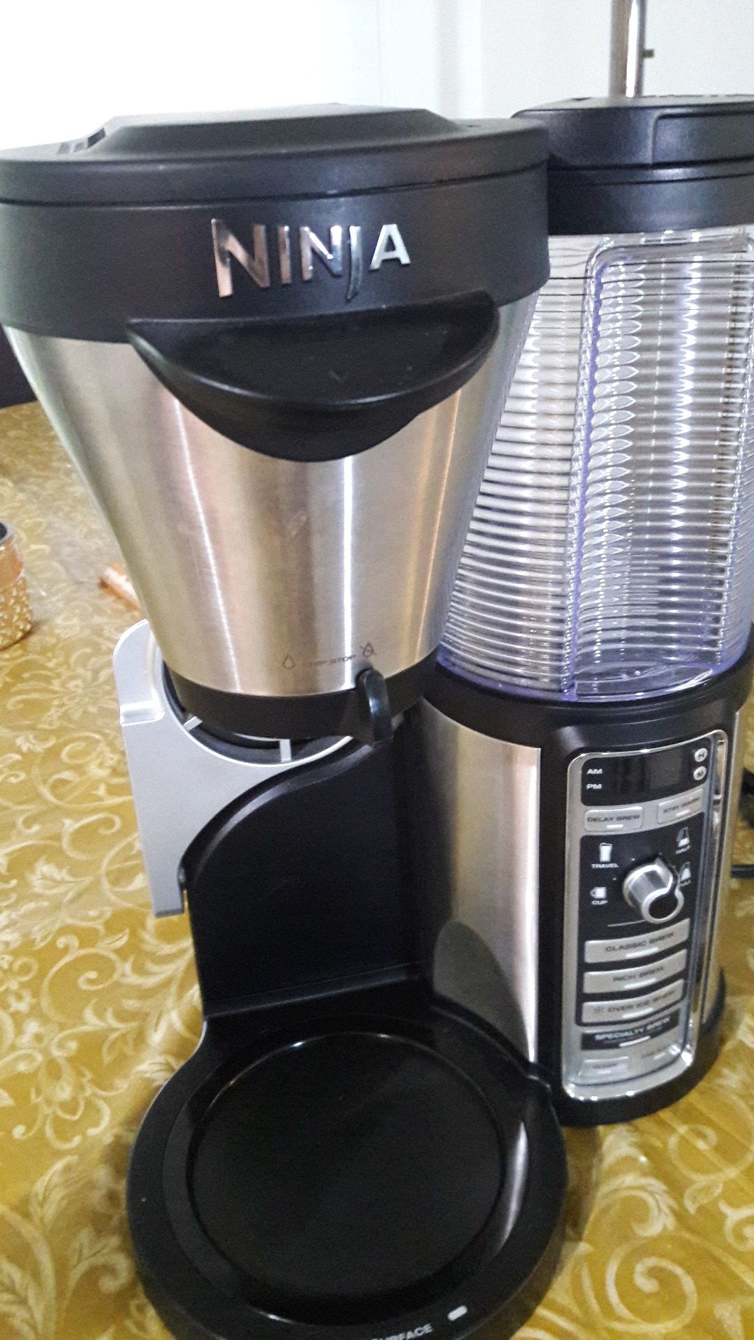 Ninja Coffee Bar 10 cup COFFEE MAKER glass carafe self cleaning model