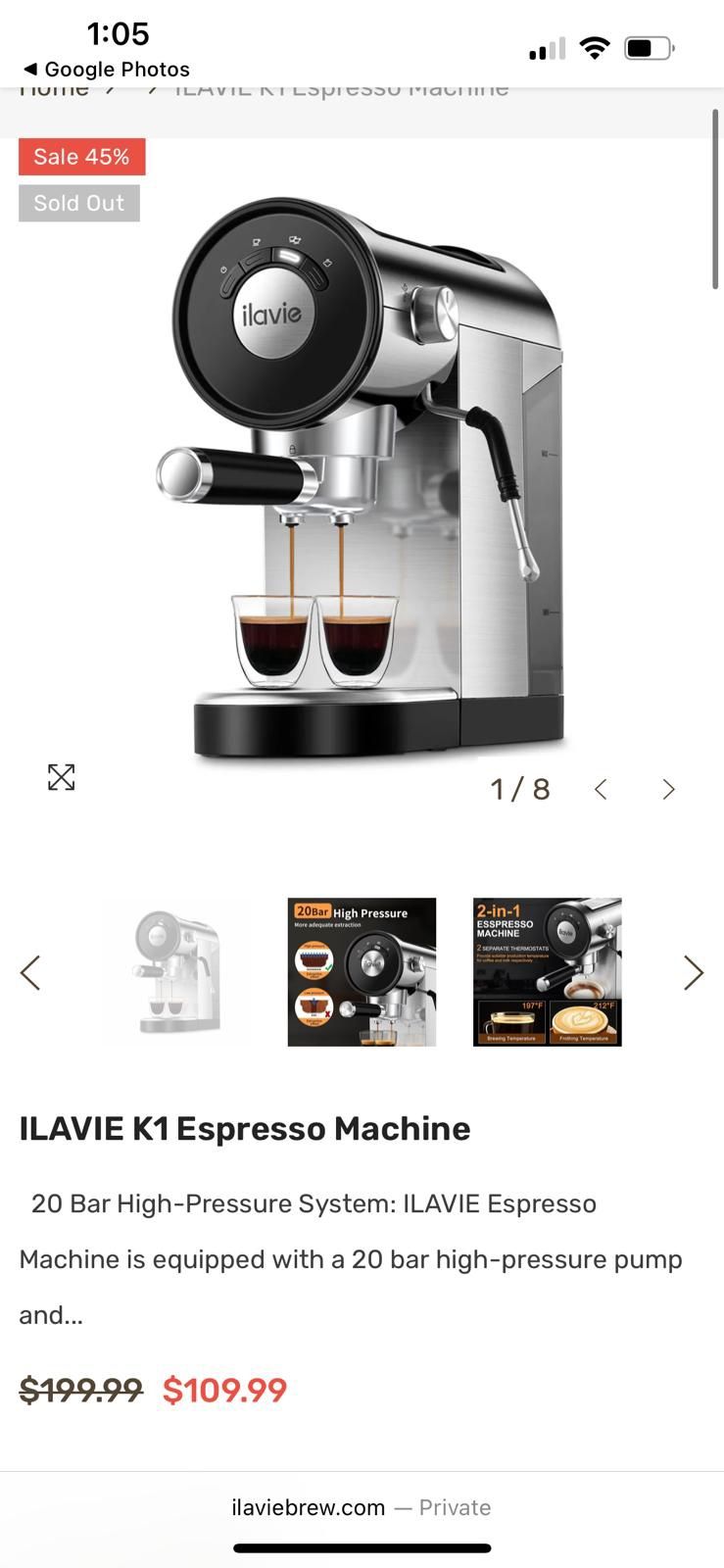 Espresso machine