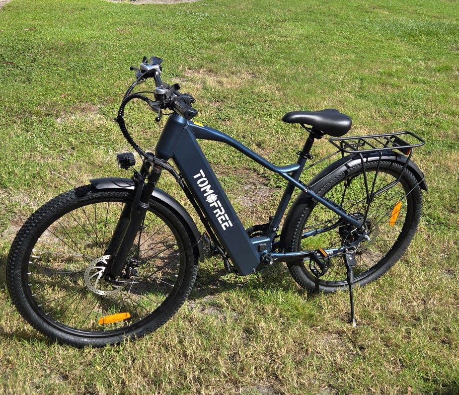 Electric Bicycle 22mph With Rack 26in Wheels