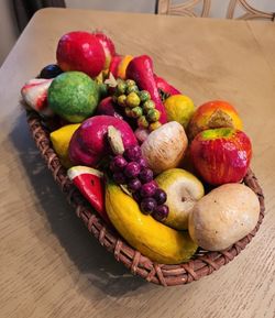 Paper Mache Fruits And Vegetables Decor