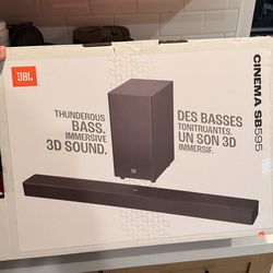 JBL Cinema SB595 Soundbar w/ Wireless Subwoofer - New 🔊