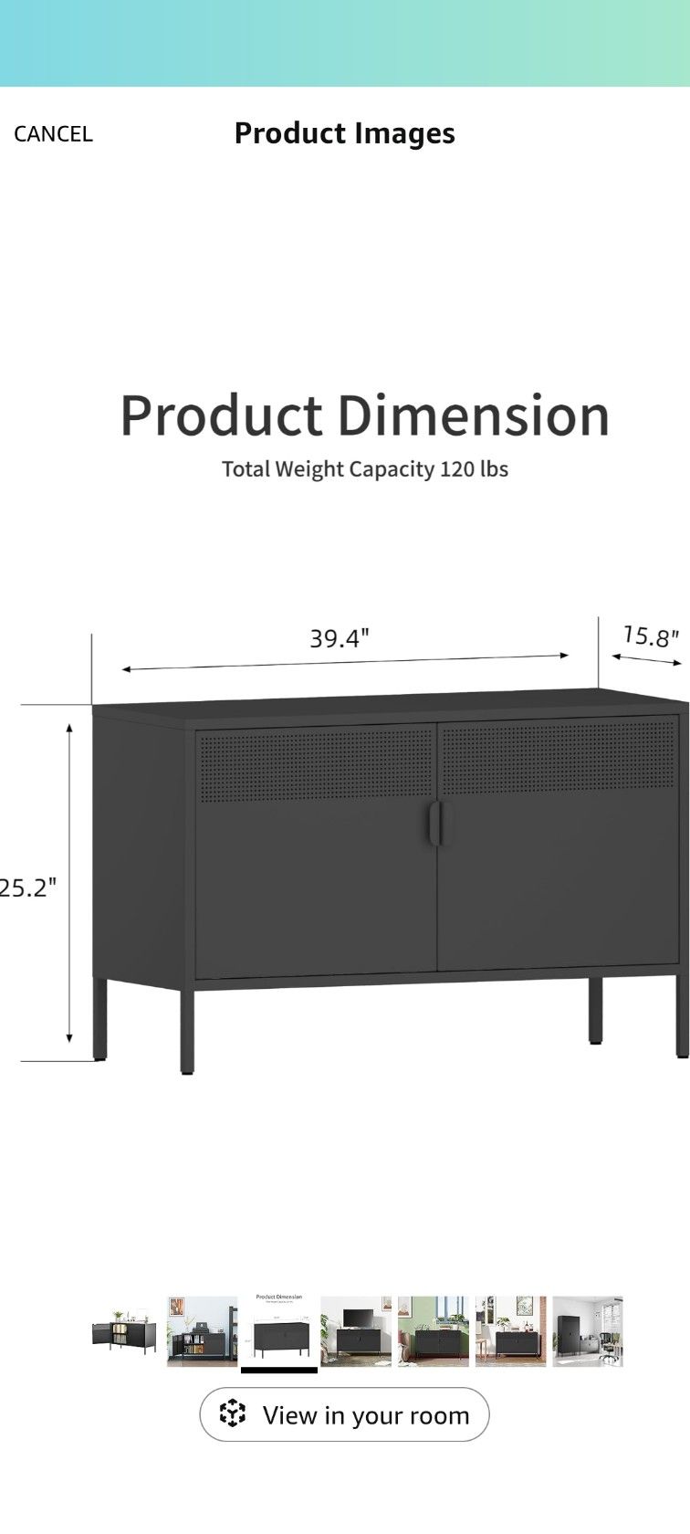 2 Door Storage Cabinet