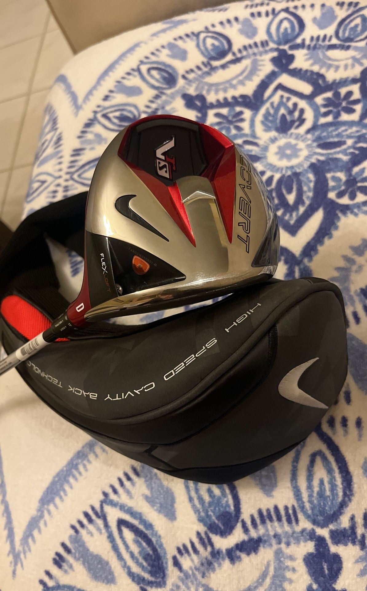 Nike Vrs Covert Golf Driver Adjustable Loft 8*-12* 1” Longer With KURO CAGE 50g Stiff Flex Excellent Condition
