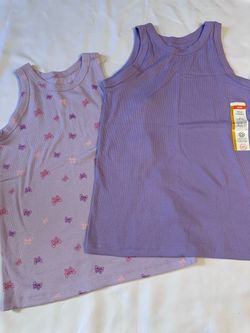 Girls Ribbed Tank Tops Set of 2