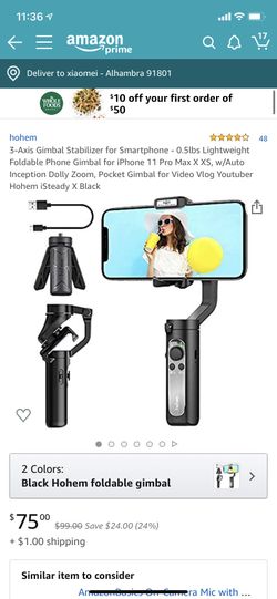 gimbal stabilizer for smartphone