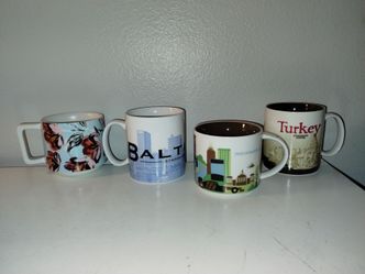 STARBUCKS COLLECTIBLE MUG LOT