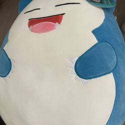 Brand New Plush Pokemon 14 Inch Squishmallow Snorlax 