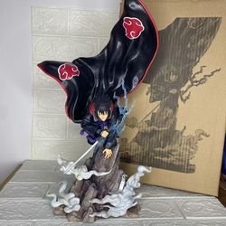 Sasuke Uchiha Resin Statue Figure Akatsuki Chidori Lightning Effect Naruto 