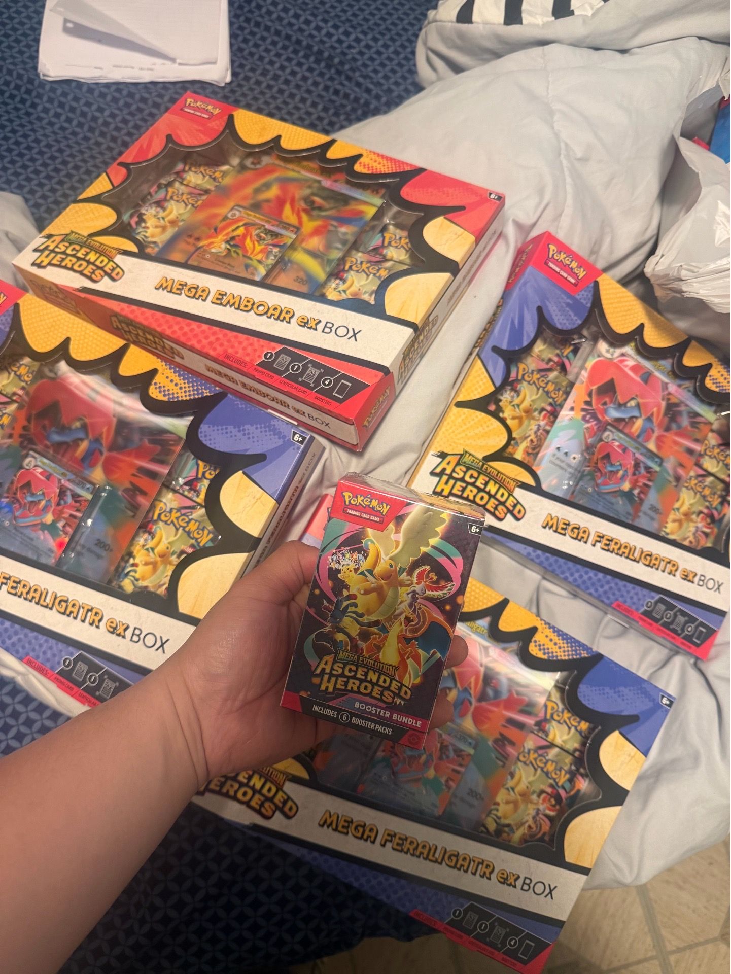 Ascended heroes bundle and ex boxes