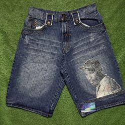 Vintage Tupac Makaveli Jorts W34