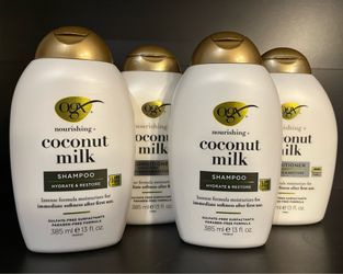(PACK OF 2) OGX COCONUT 🥥 MILK SHAMPOO & CONDITIONER