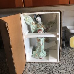 Asian Porcelain Figurine Tall  