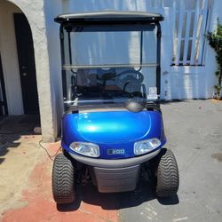 2018 E-Z-GO RXV Freedom 2+2 FACTORY 4-Passenger Non-Lifted 48-Volt Golf Cart