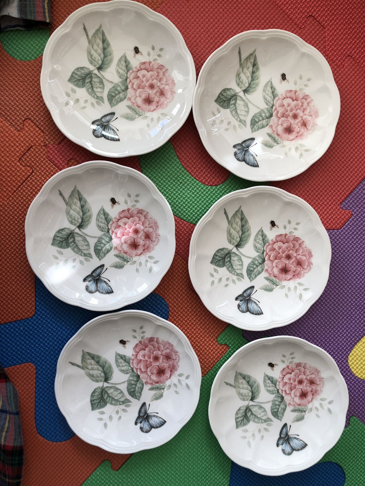 Lenox Butterfly Meadow - party plates - count 6