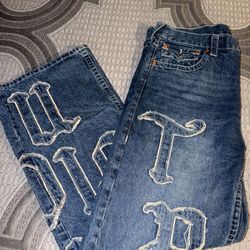True Religion Stitched Up Lettering 