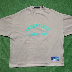 Fear of God Essentials Heavy Jersey Tee Seal Size Small