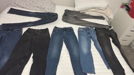 Jeans blue black and gray  old navy  cat  e jack  children place