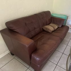 Natuzzi leather sofa