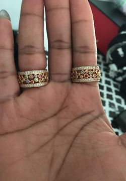 14kt rose gold over sterling silver ring