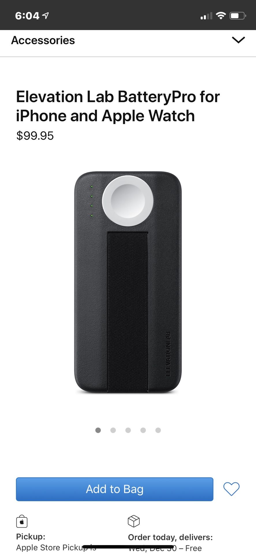 Elevation Lab Battery Pro-iPhone—Apple Watch Power Bank