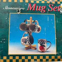 Stoneware Mug As A Set Of 4