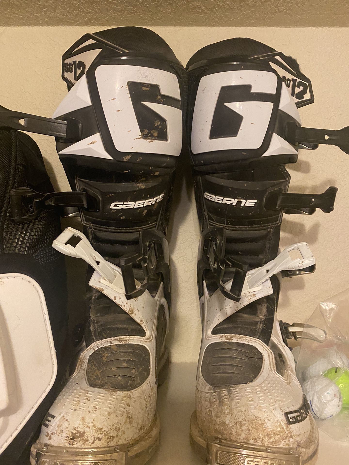 Gaerne SG12 Size 10 Dirtbike/Mororcycle Boots 