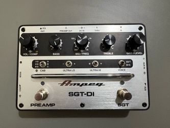 Ampeg SGT-DI Bass Preamp Pedal and DI