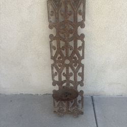 Decorative Cast Iron Candle Holder