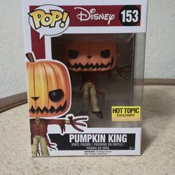 FUNKO POP! DISNEY THE NIGHTMARE BEFORE CHRISTMAS #153 PUMPKIN KING (GLOW) VINYL