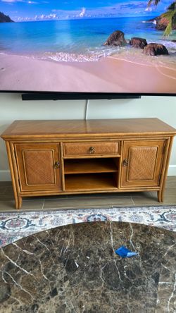 Wood credenza or TV console