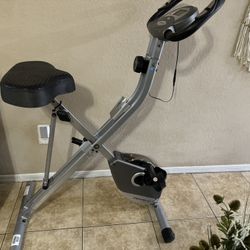 Exerpeutic Upright Folding Bike with Airsoft Seat