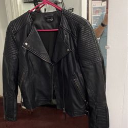Leather jacket black