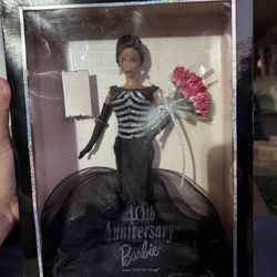 Barbie 40th Anniversary NRFB African American Barbie Doll Collector's Editio NEW  Barbie 40th Anniversary African American Collector's Edition – NRFB 