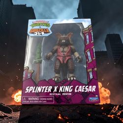 Teenage Mutant Ninja Turtles TMNT Godzilla Splinter X King Caesar figure
