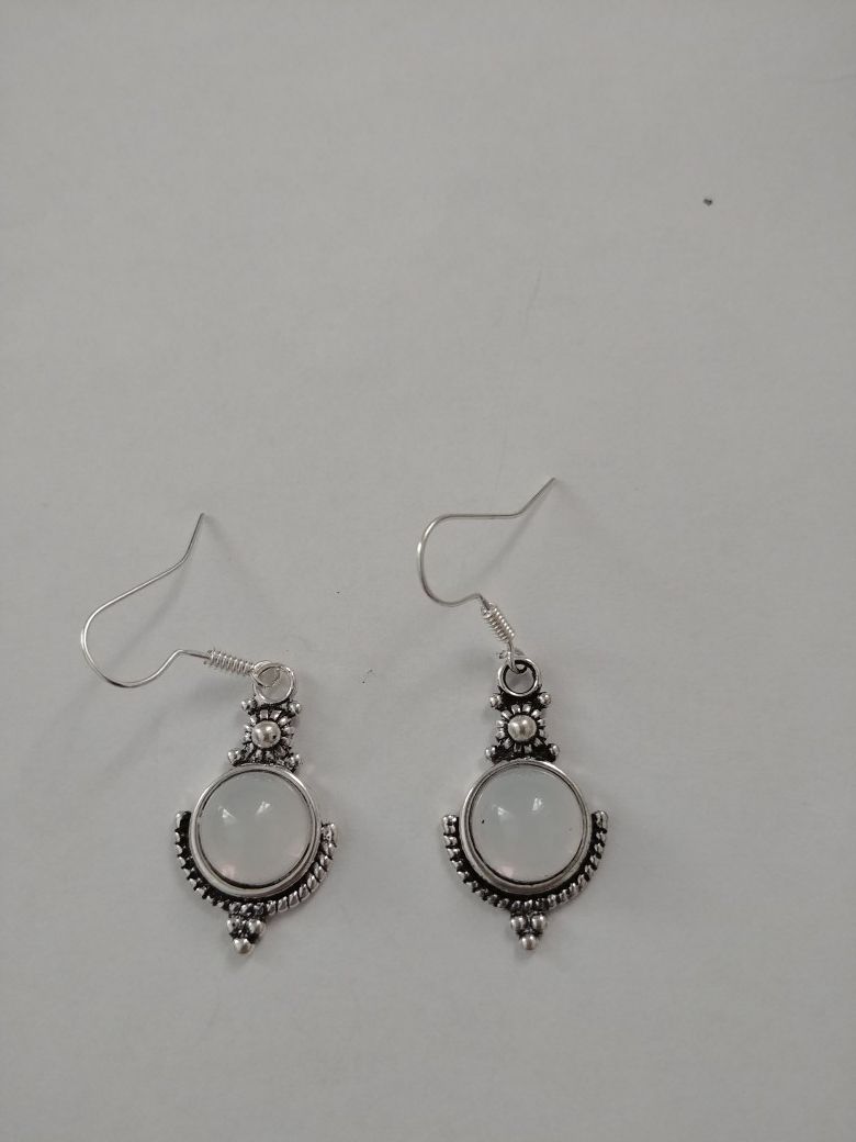 Moonstone Sterling silver earrings