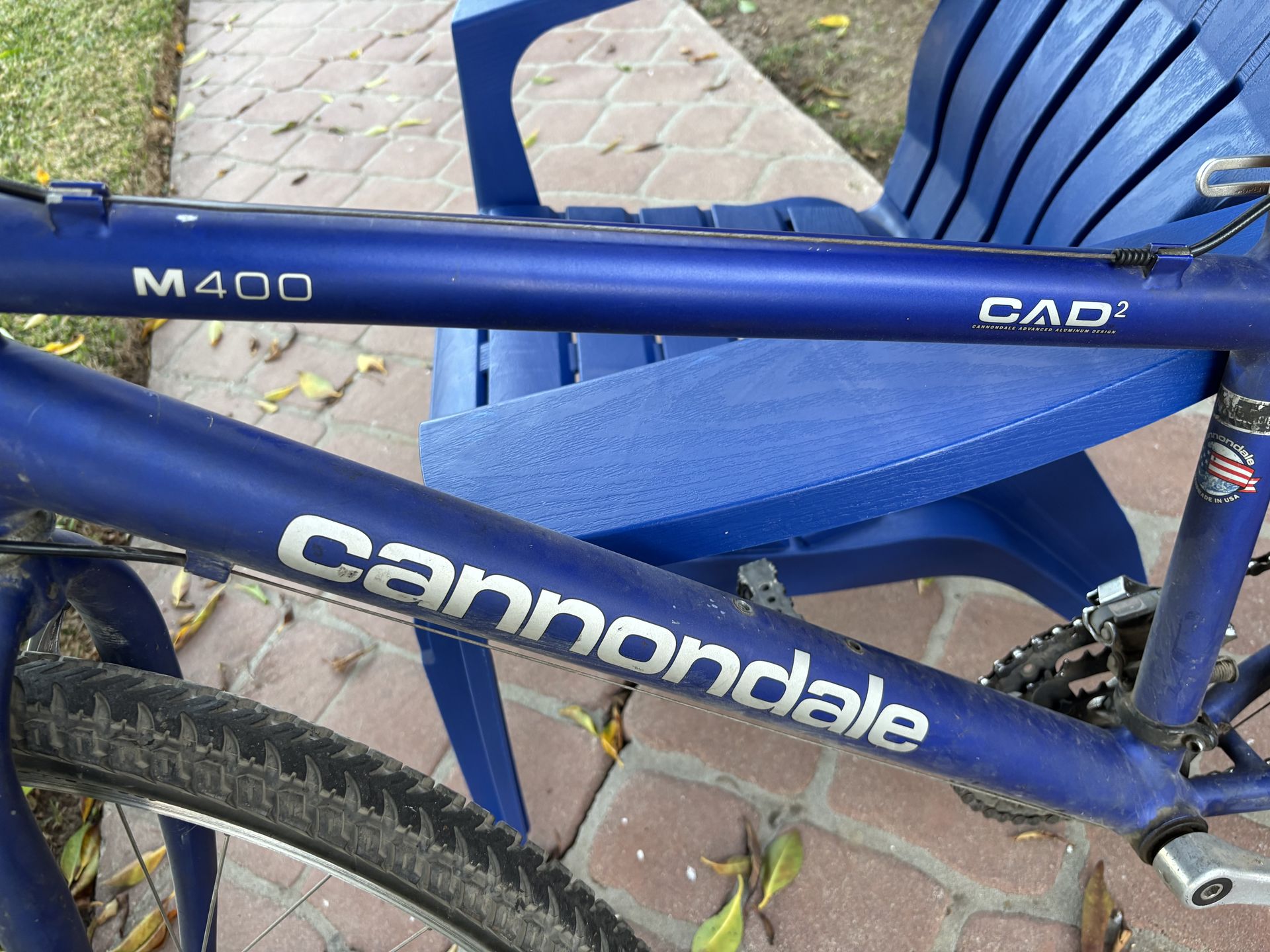 Cannondale M400 CAD2 XSmall Bicycle Blue Cannondale M400