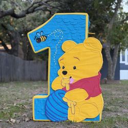 Number 1 Winnie The Pooh Piñata 